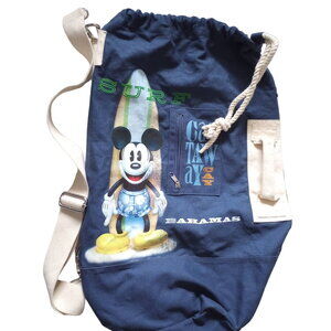 Disney Cruise Line Castaway Cay Canvas Duffle Bag Travel Weekender Tote